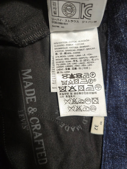 Levi's Made&Crafted Drill Chino Blended Wool Trousers (W32L32)