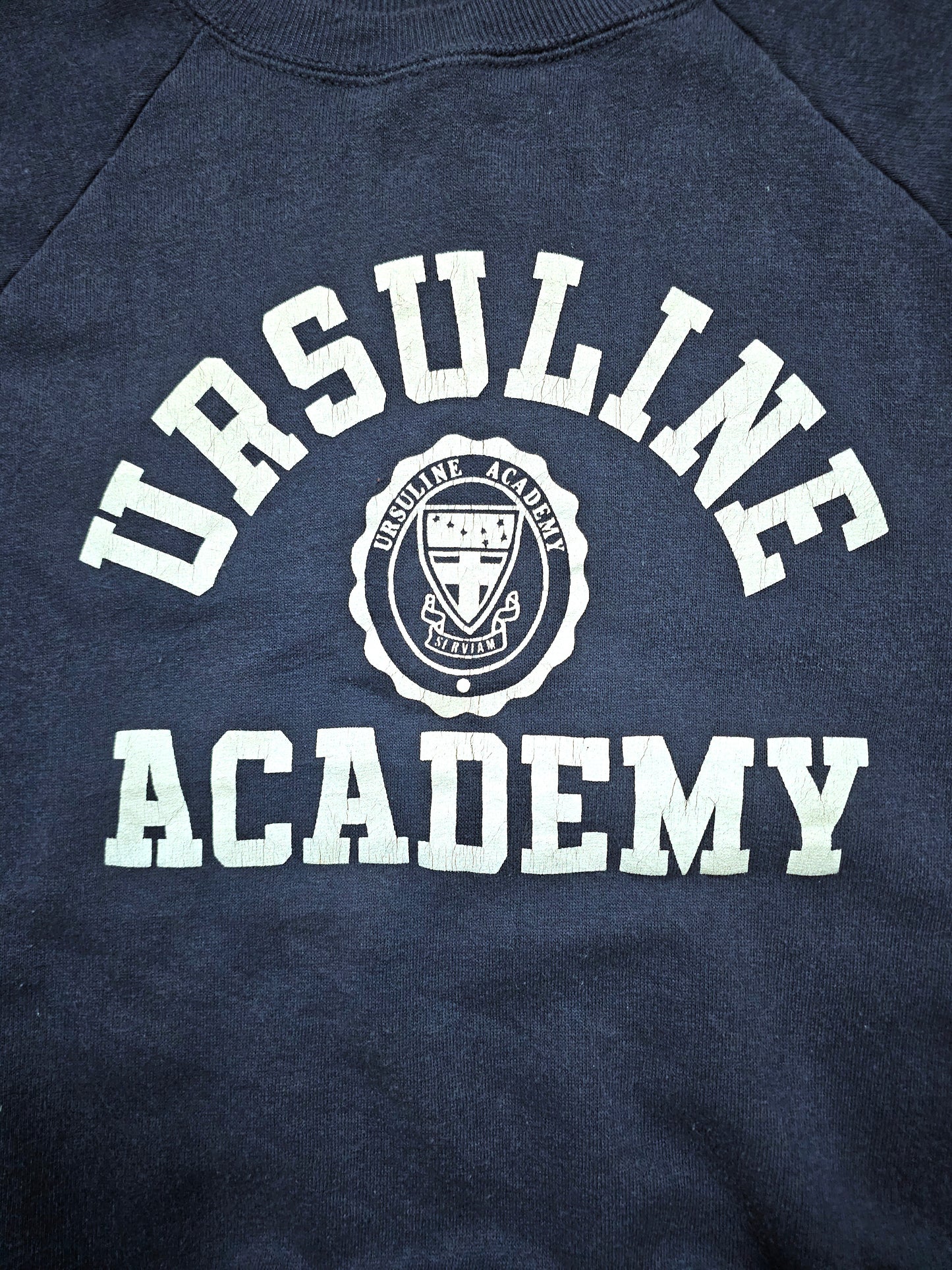 Vintage Champion 80's Ursuline Academy University Sweatshirt - Made in USA (M)