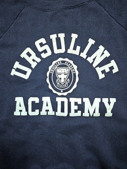Vintage Champion 80's Ursuline Academy University Sweatshirt - Made in USA (M)