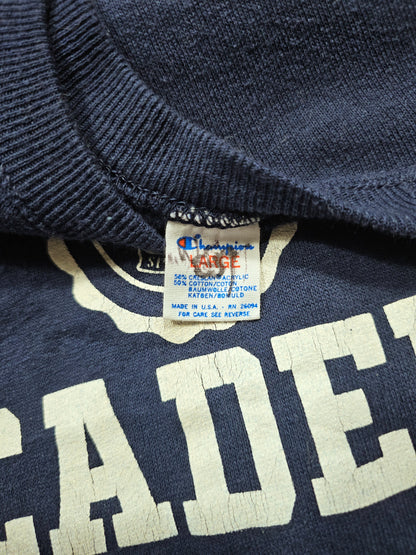 Vintage Champion 80's Ursuline Academy University Sweatshirt - Made in USA (M)