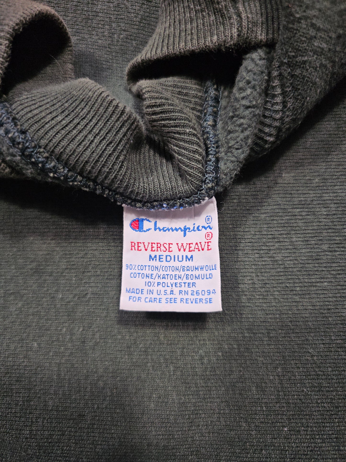 Vintage Champion Reverse Weave 90's Sweatshirt - Made in USA (M)