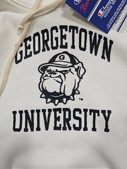 Champion Reverse Weave Georgetown University Hoodie Sweatshirt (S)