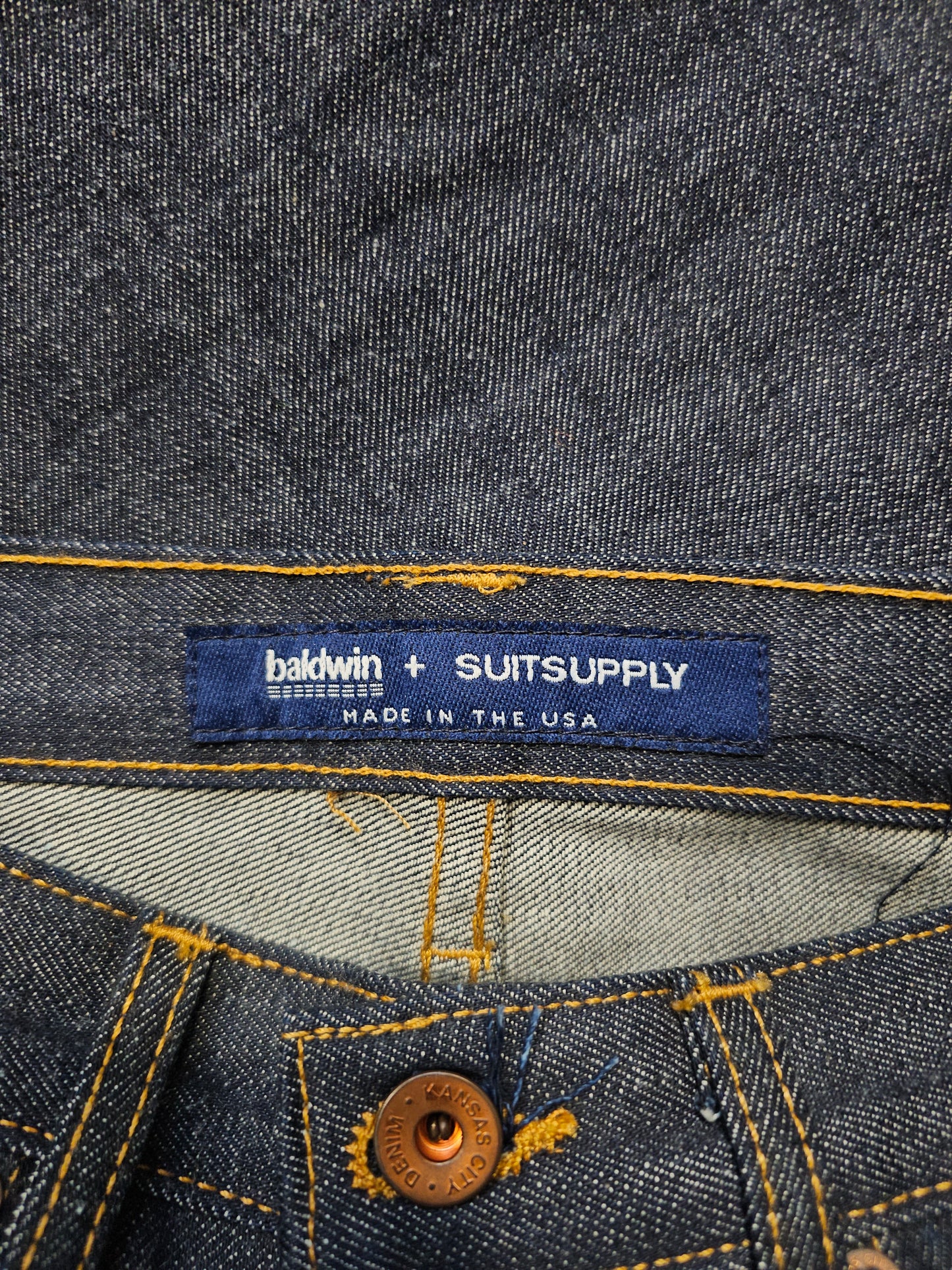 Suitsupply x Baldwin Raw Selvedge Jeans - Made in USA (W28L34)