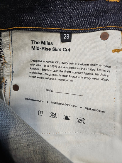 Suitsupply x Baldwin Raw Selvedge Jeans - Made in USA (W28L34)