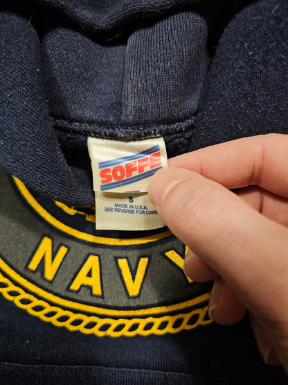 Hoodie Vintage US Navy - Made in USA (S)