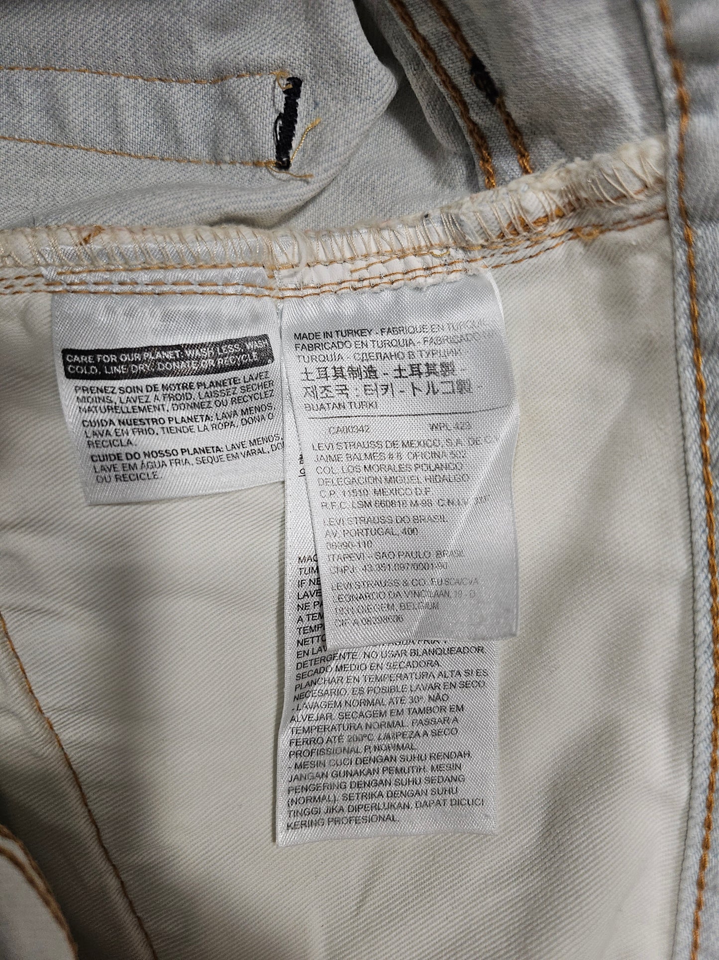 Jean LVC Levi's Vintage Clothing 505 1967 - Selvedge Big E (W34L32)