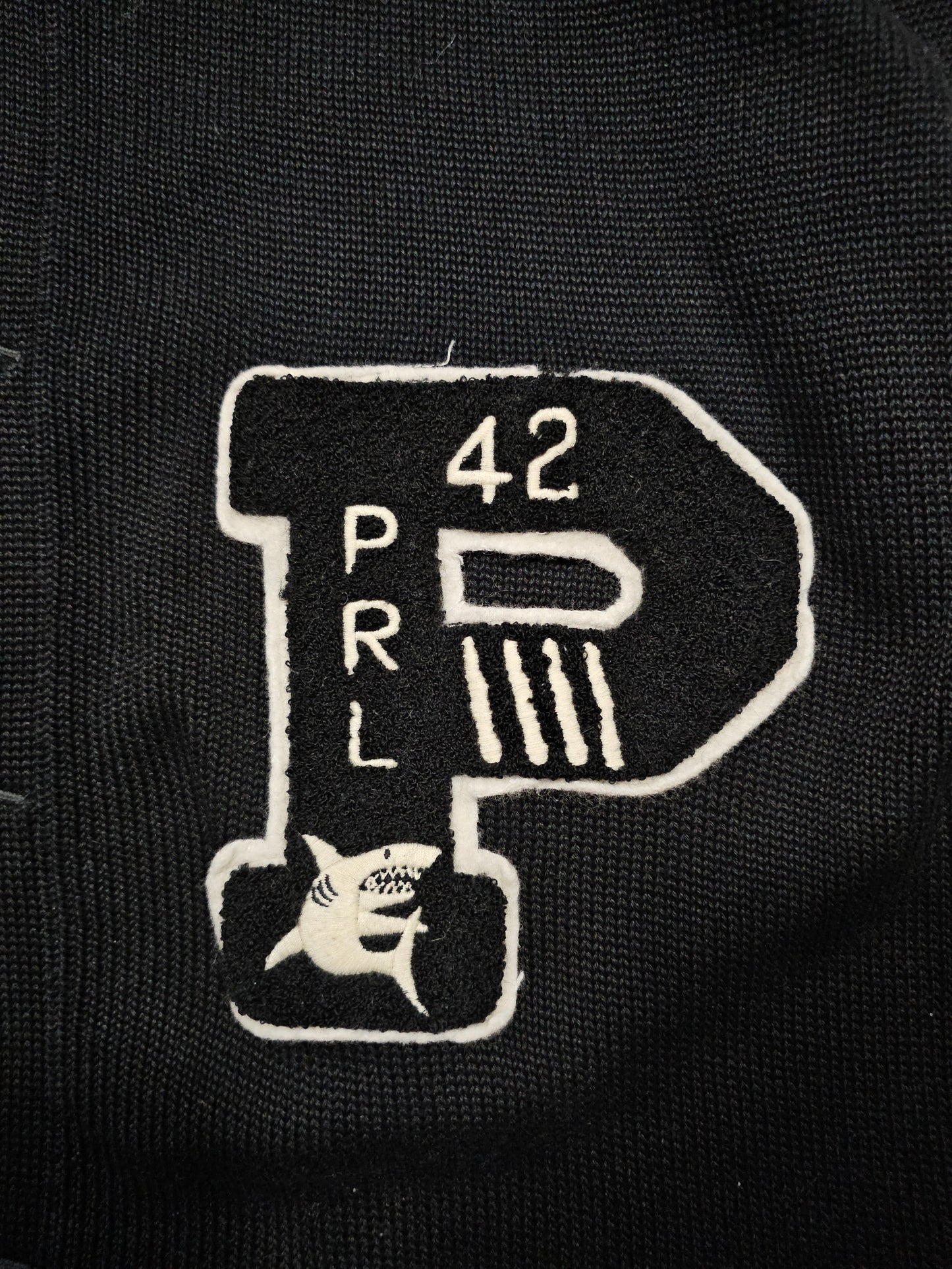 Polo Ralph Lauren Cotton Letterman Varsity Cardigan (M)