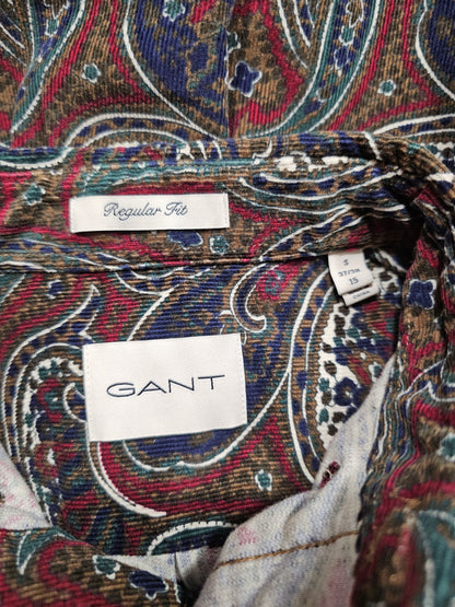 Chemise Gant Velours Paisley (S)