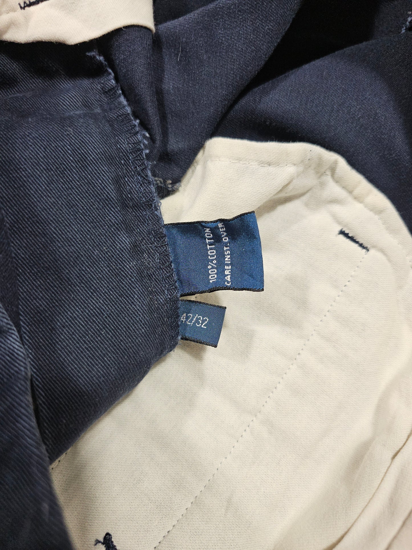 Pantalon Chino à Pinces Ralph Lauren Vintage 90's Hammond Pant - Made in USA (W42L32)