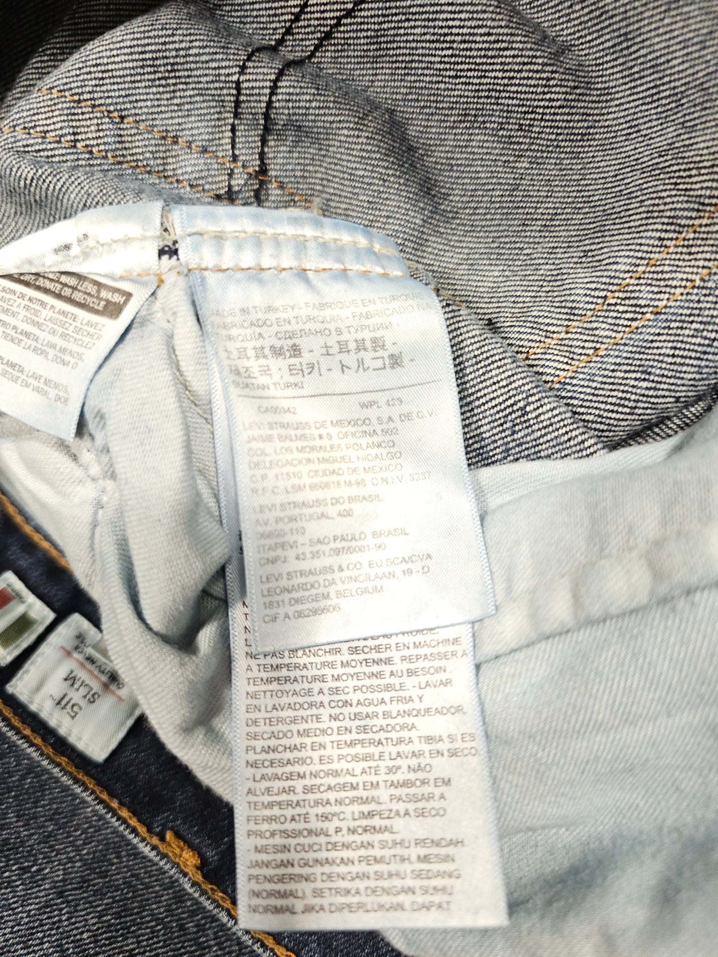 Jean Levi's Made&Crafted 511 - Selvedge Big E (W30L34)