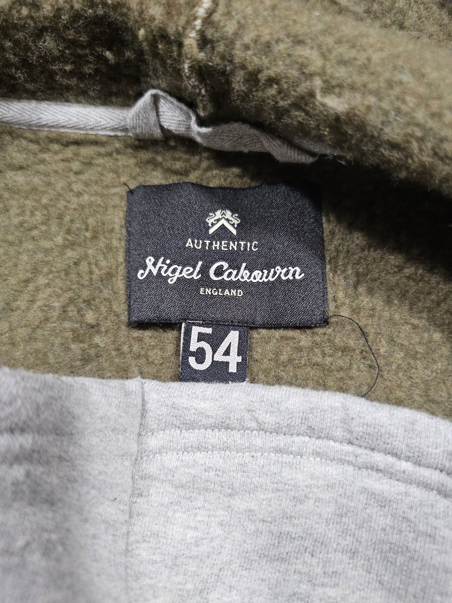 Lybro x Nigel Cabourn Fireman Hoodie Sweatshirt - Made in England (XL)