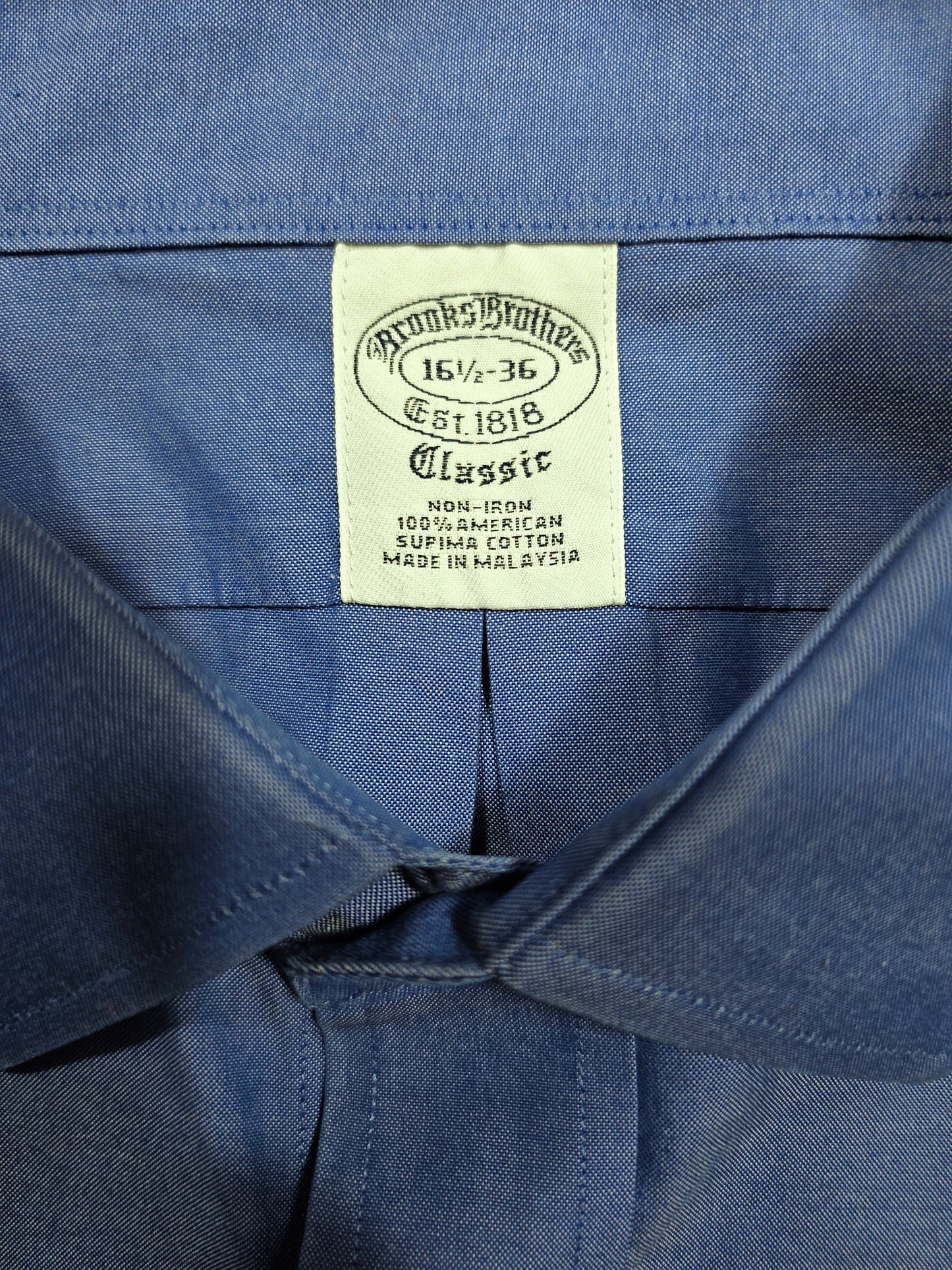 Chemise Brooks Brothers Classic Fit - Non-Iron (16.5 - 36)