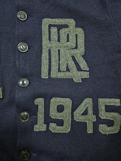 RRL Double RL Ralph Lauren Wool Baseball Jacket Cardigan (S)