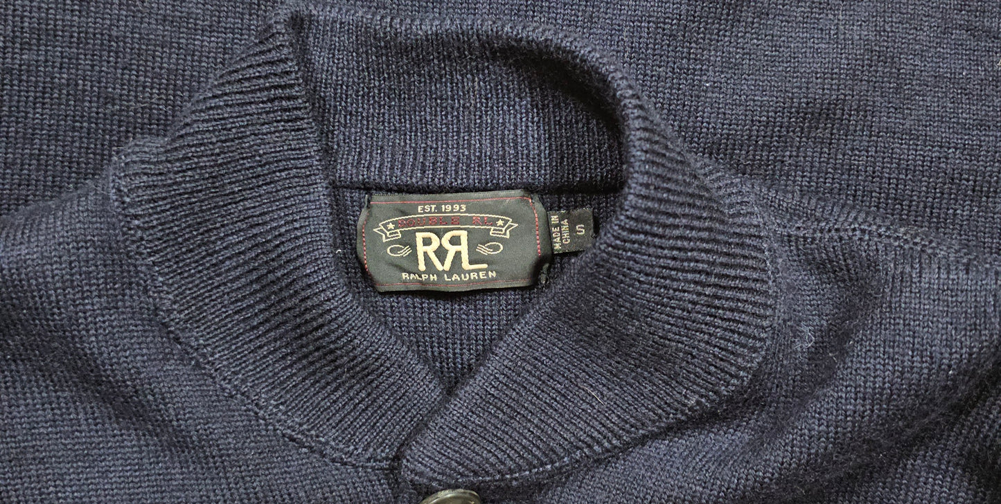 RRL Double RL Ralph Lauren Wool Baseball Jacket Cardigan (S)