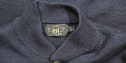 RRL Double RL Ralph Lauren Wool Baseball Jacket Cardigan (S)