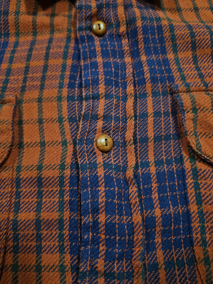 LVC Levi's Vintage Clothing Longhorn Flannel Western Shirt - Made in Italy (XS)