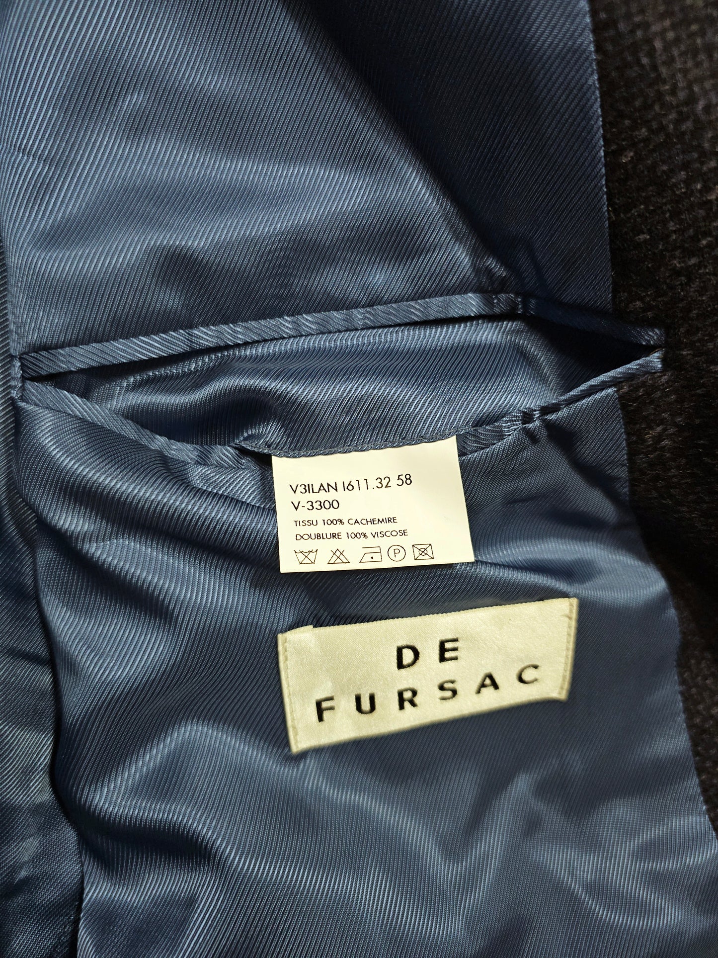 Blazer De Fursac 100% Cachemire Marine (58)