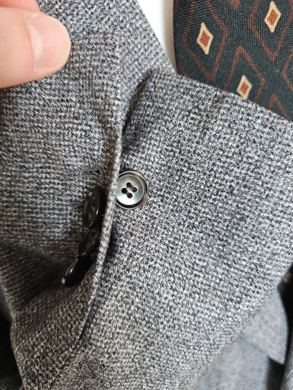 Blazer De Fursac Laine Flanelle Gris (50)