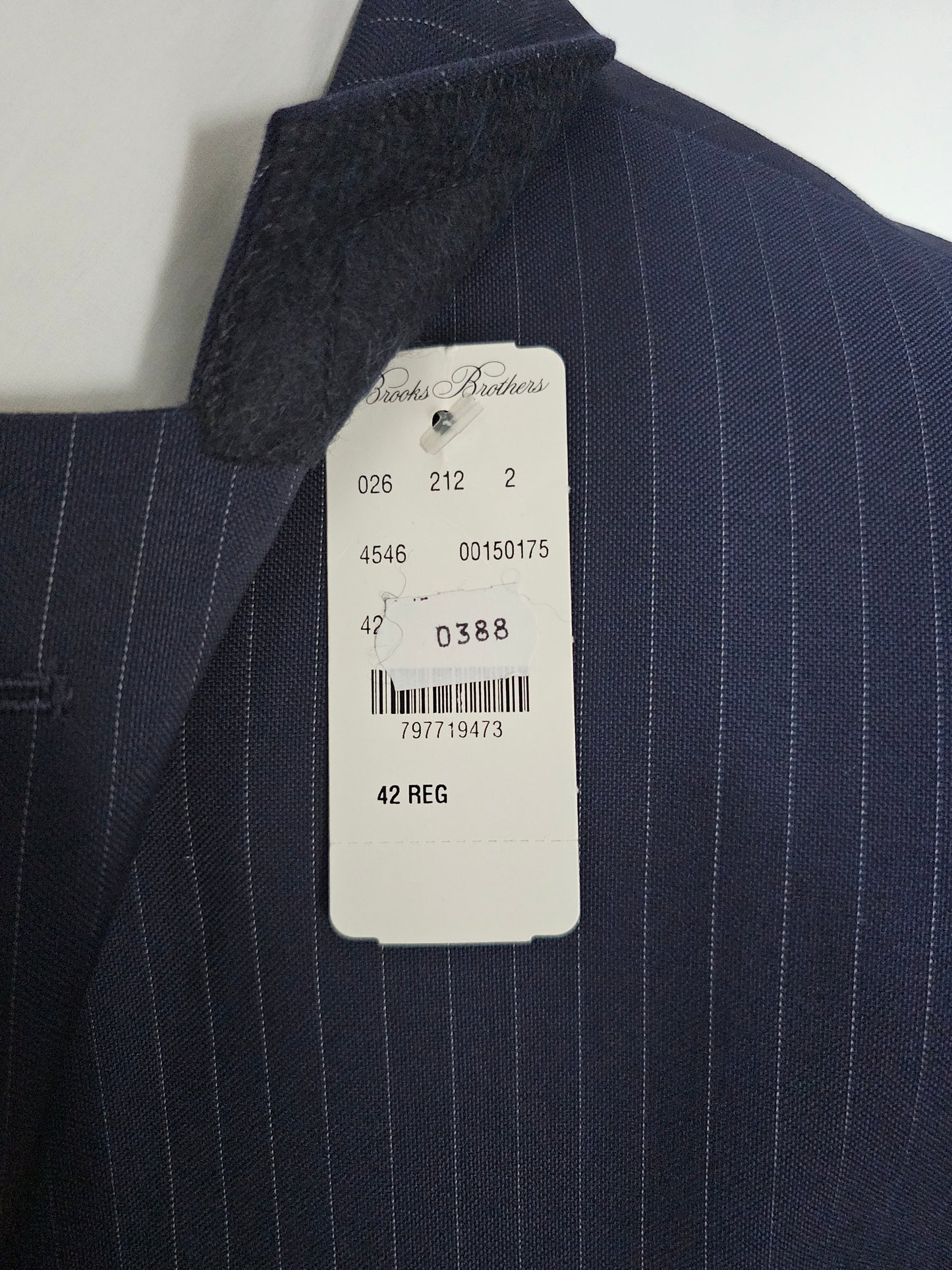 Blazer Pinstripe Brooks Brothers Regent Fit - Made in Italy (42R)