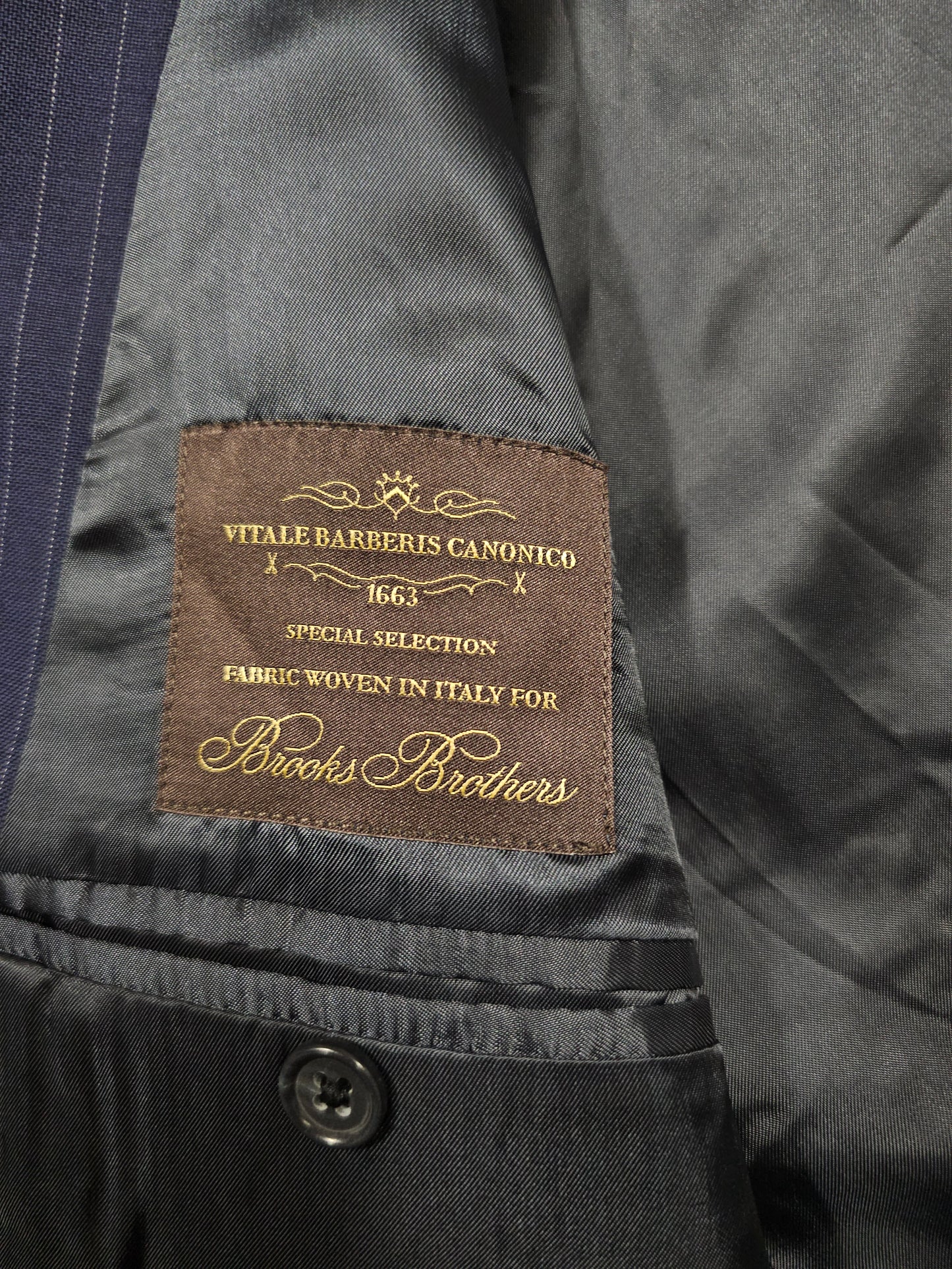 Blazer Pinstripe Brooks Brothers Regent Fit - Made in Italy (42R)