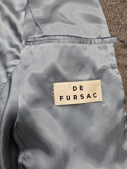Blazer De Fursac Laine Flanelle Gris (50)