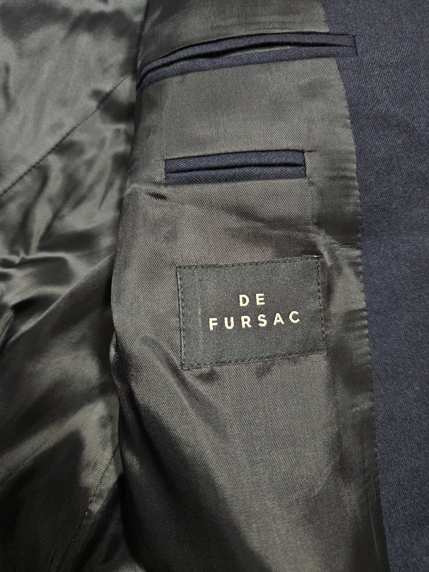 Blazer De Fursac 100% Cachemire Marine (52)
