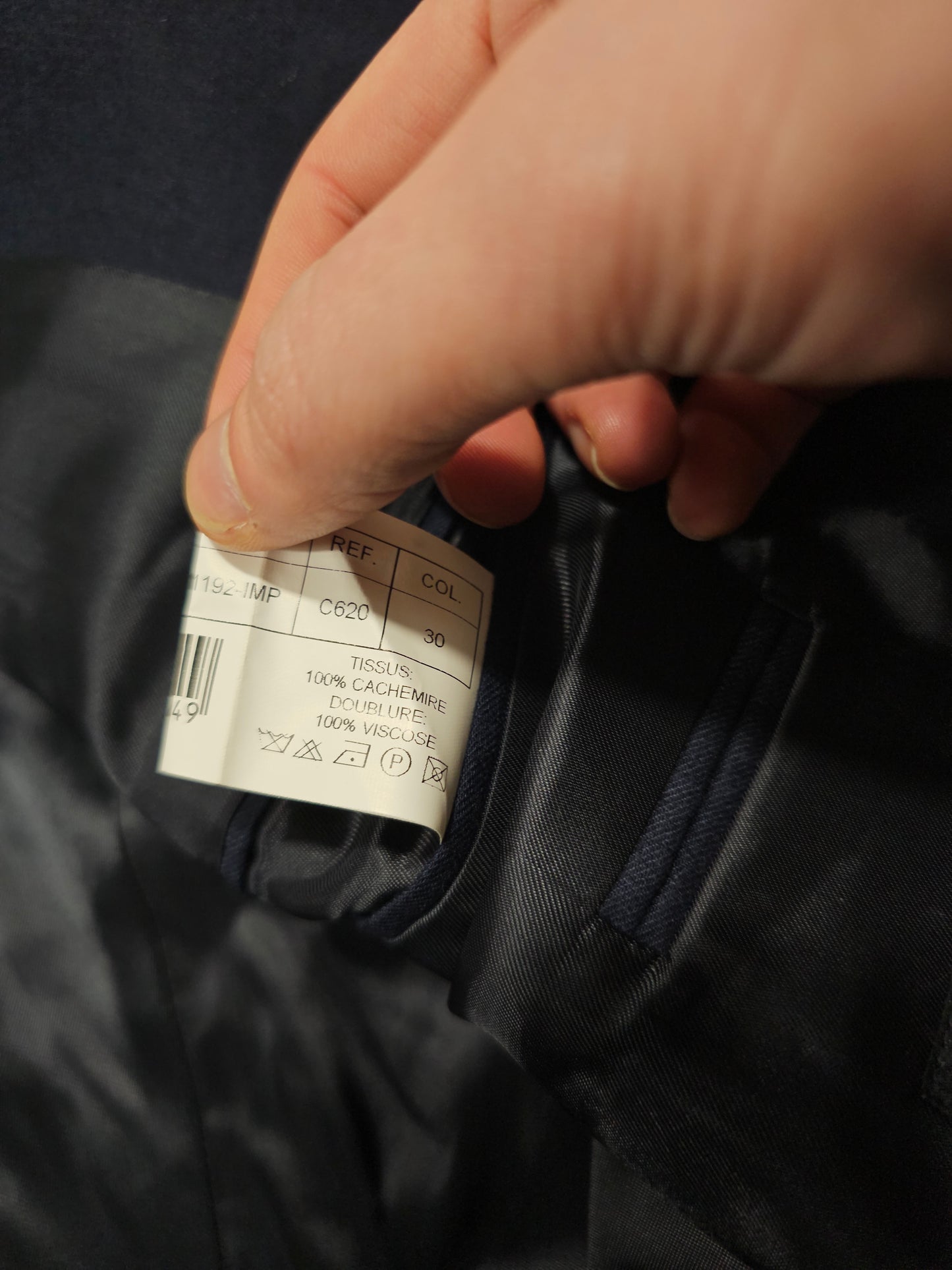 Blazer De Fursac 100% Cachemire Marine (52)