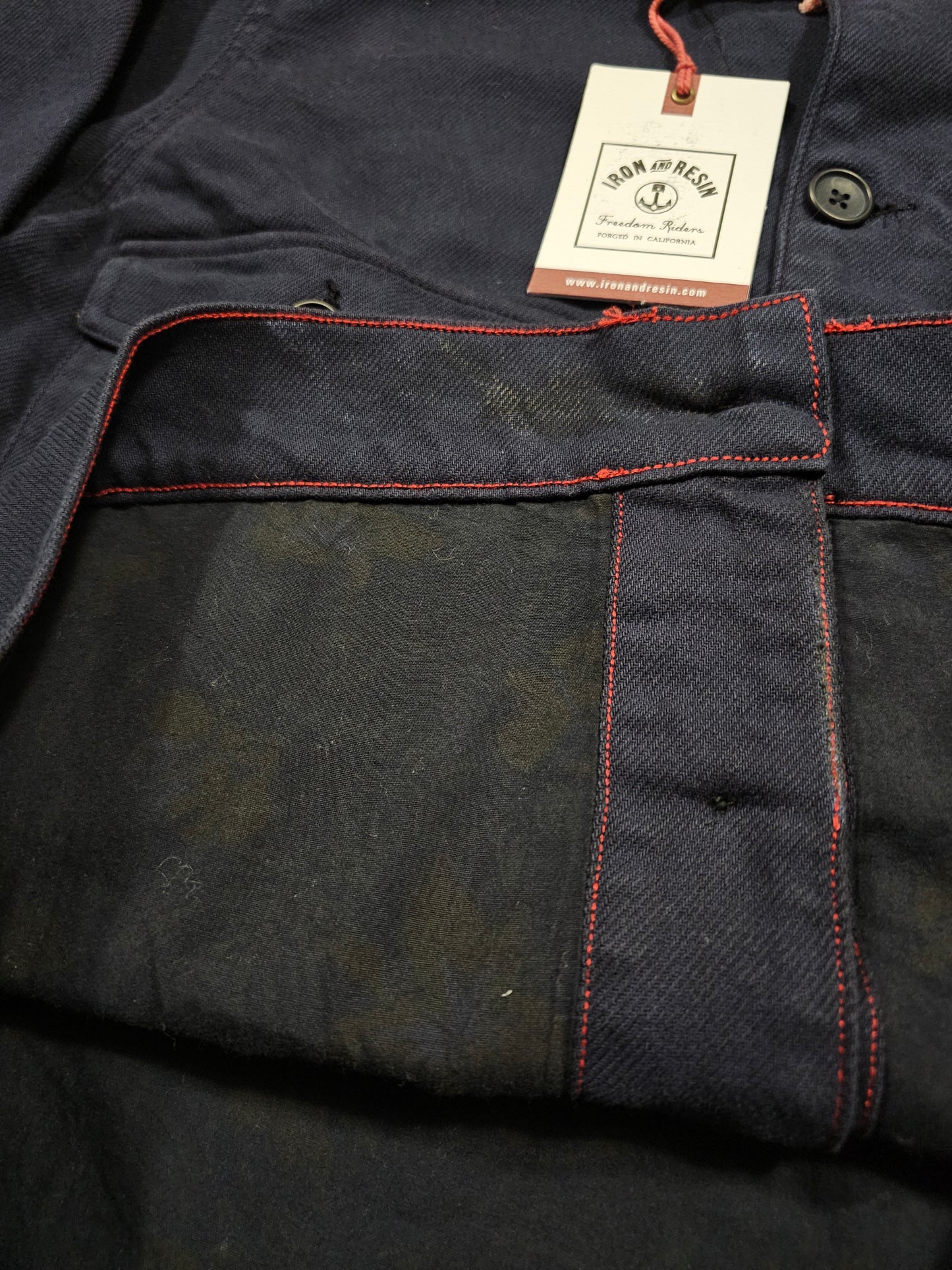 Veste Iron & Resin Revival Shirt Marine (L)