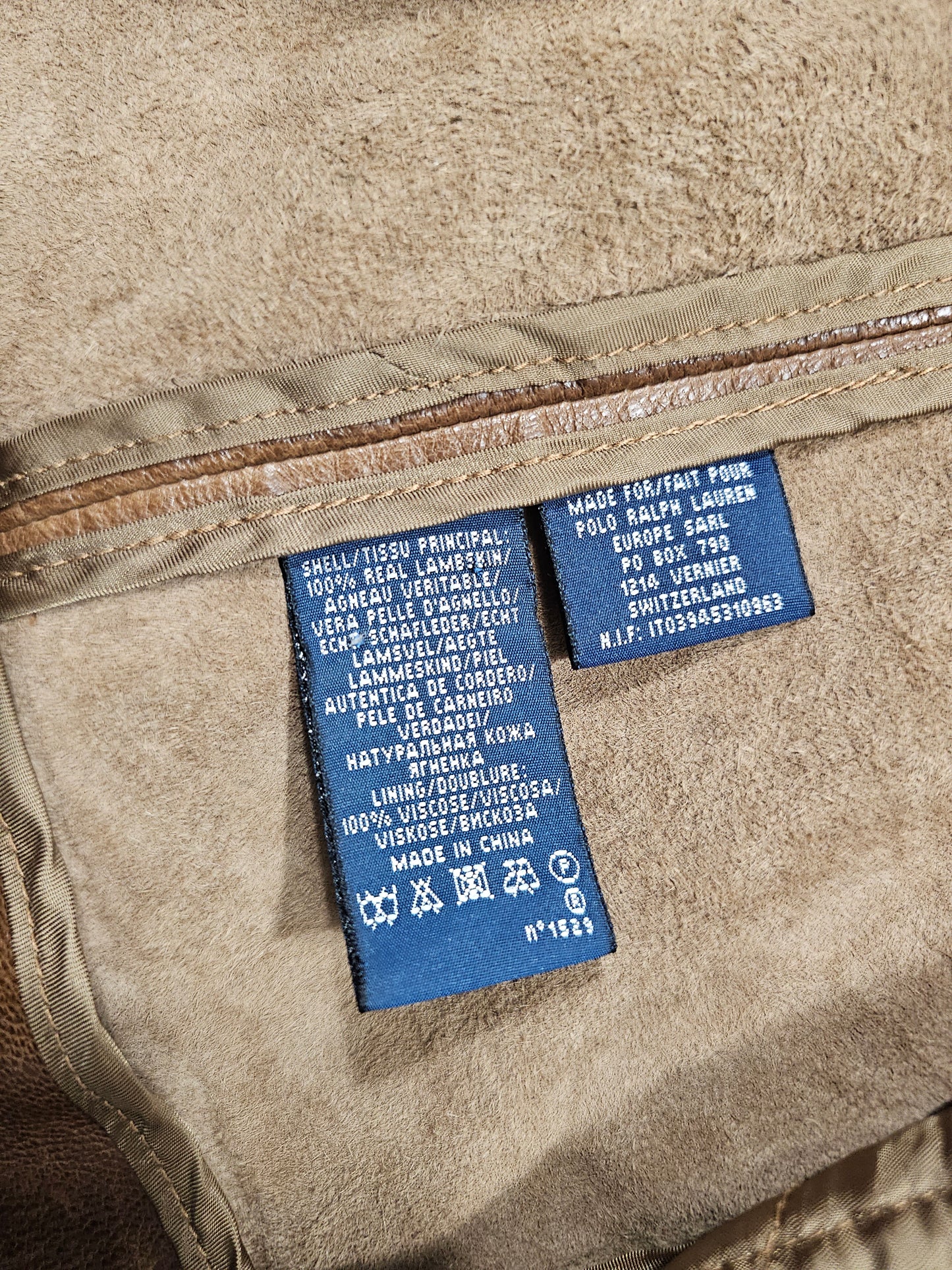 Blazer Ralph Lauren Cuir (S)
