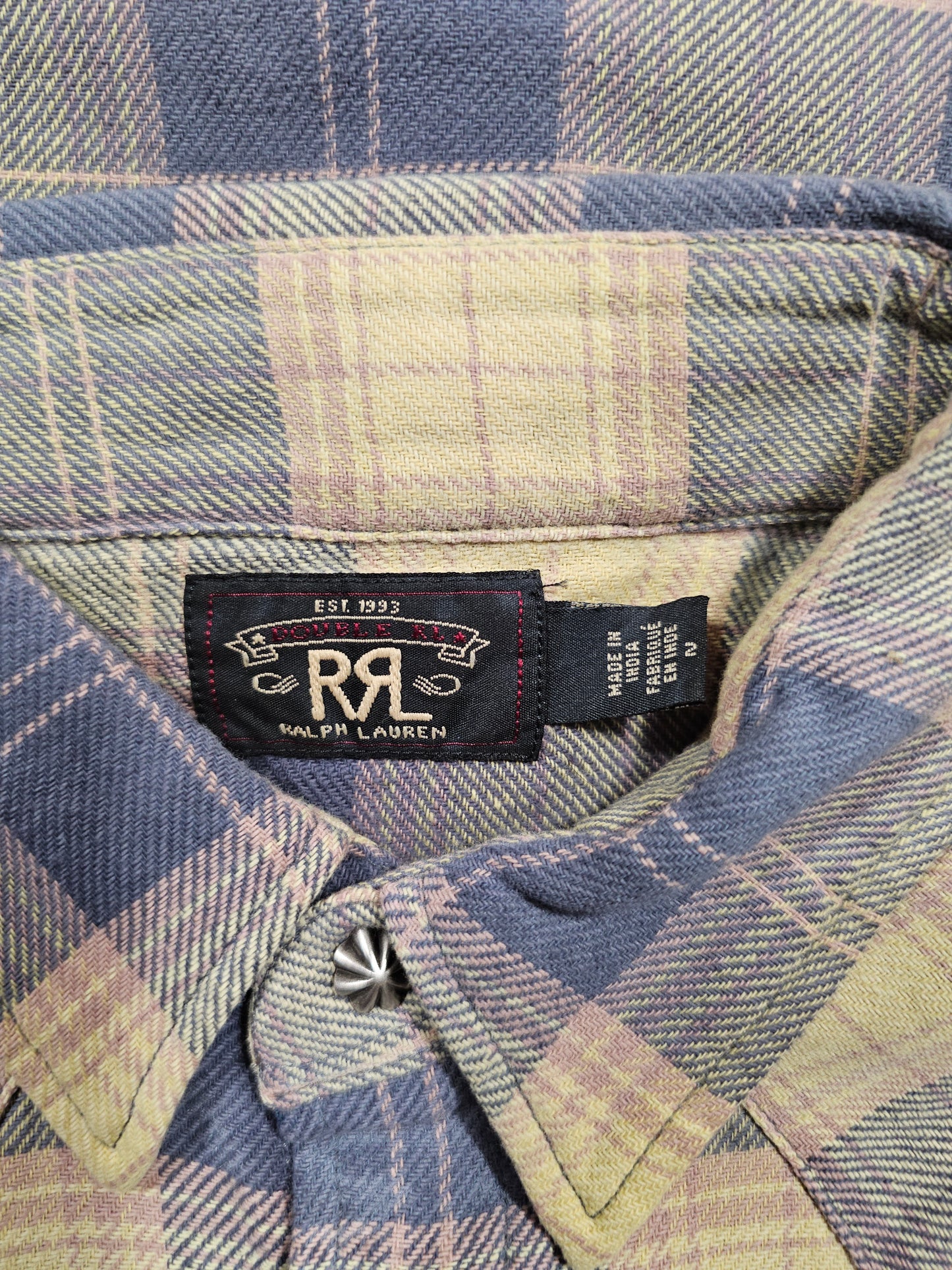 Chemise RRL Flanelle Western (S)