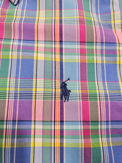 Chemise Ralph Lauren Carreaux Madras (S)