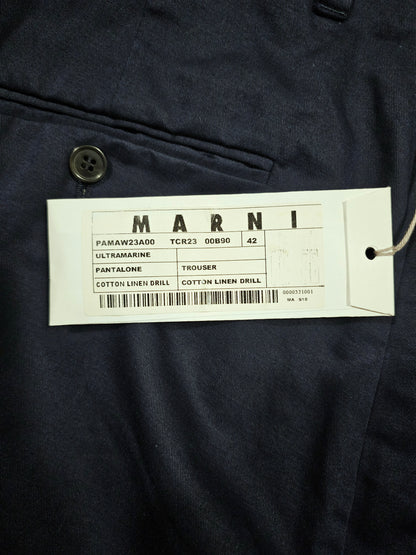 Marni Wide Leg Trousers - Made in Italy (42)