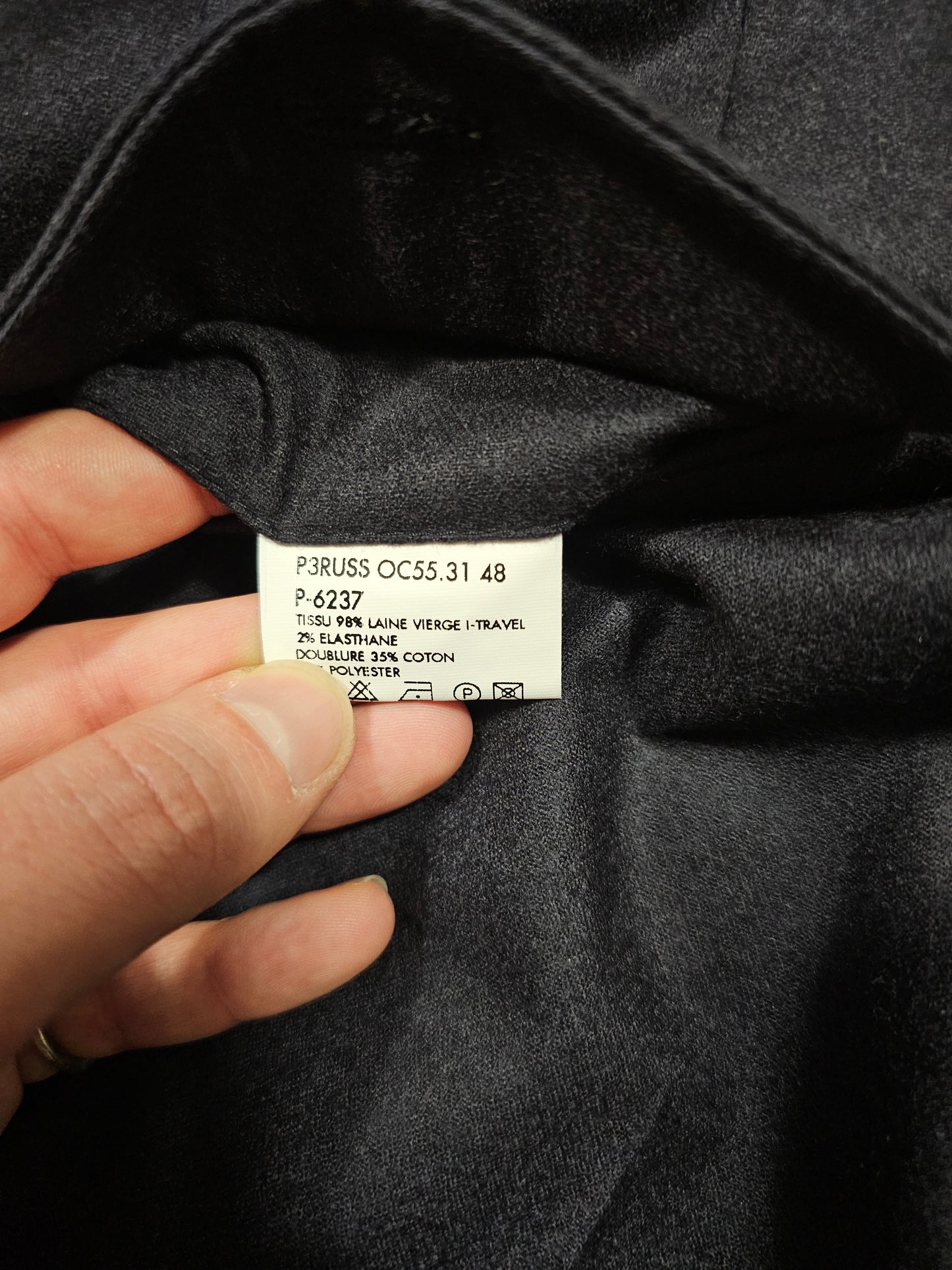De Fursac Flannel Wool Trousers (Size 48)