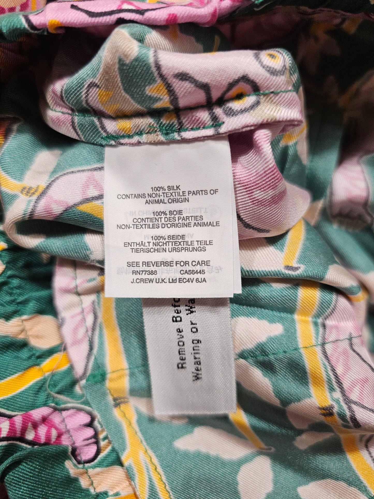 Drake's x J. Crew Silk Bengal Tiger Pants (4)