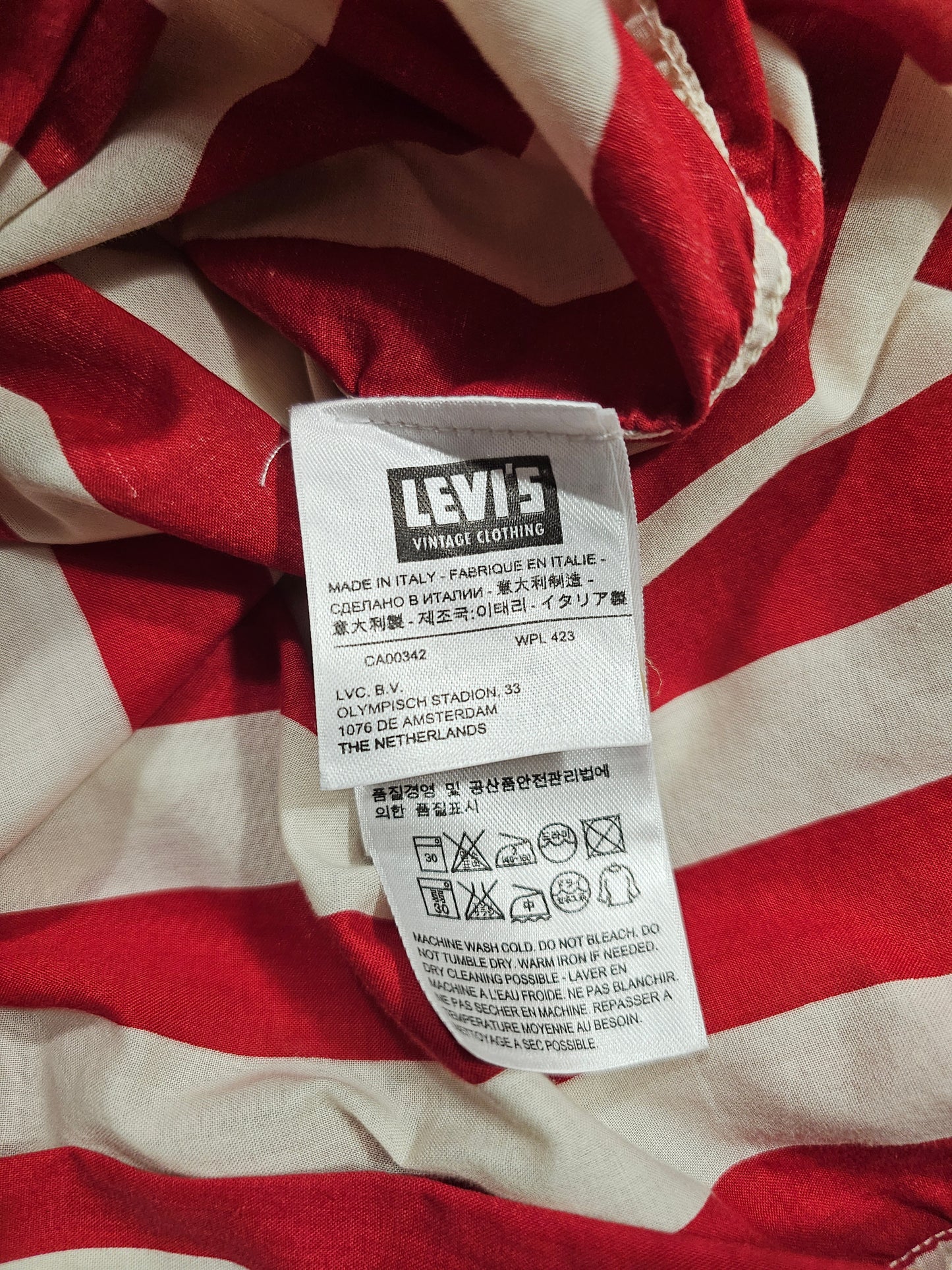 LVC Levi's Vintage Clothing 1960s Striped Shirt (M)
