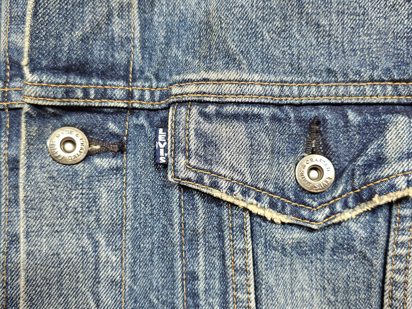 Veste Levi's Made&Crafted Trucker Type 3 - Made in Japan Big E (M)