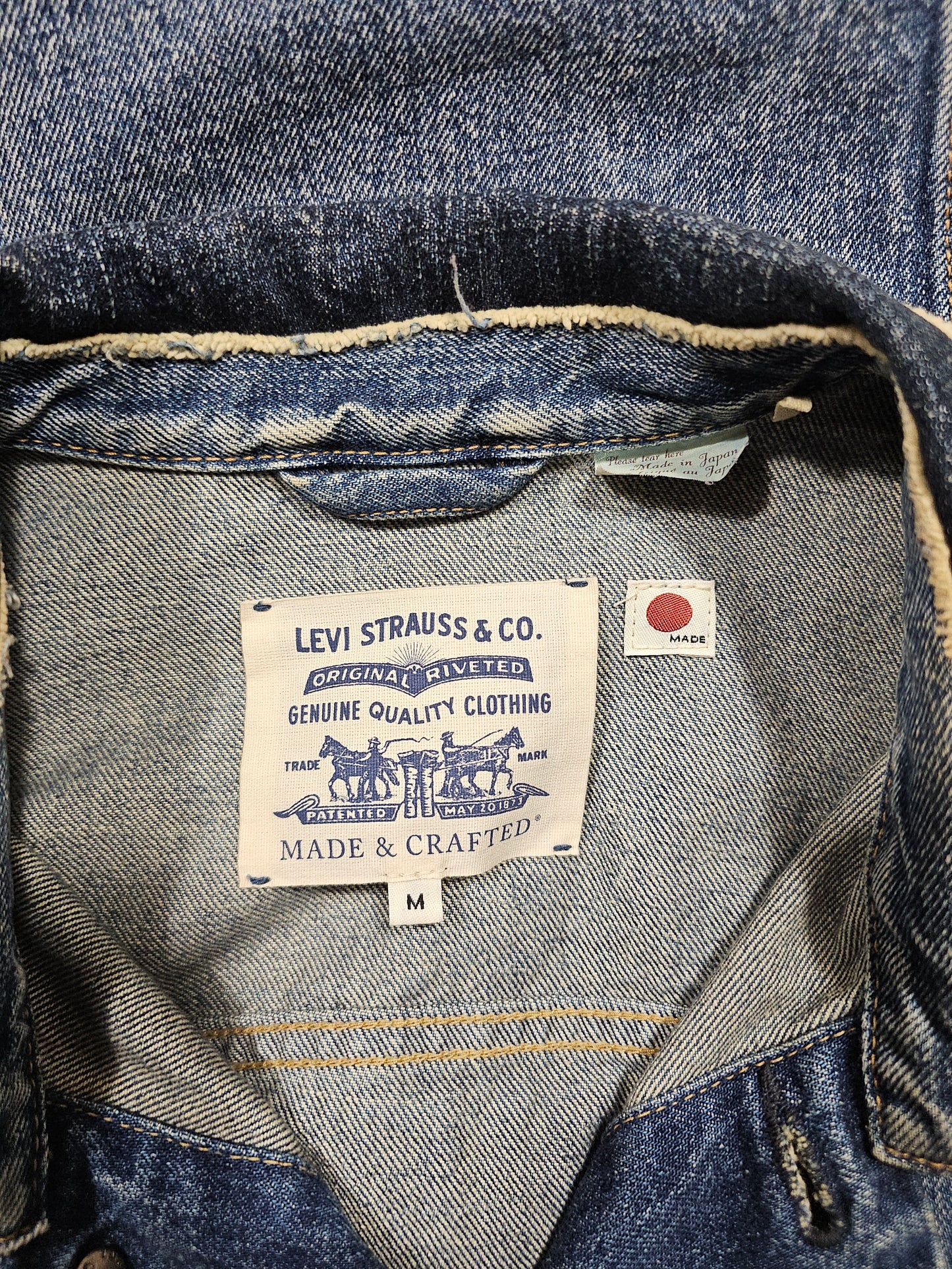 Veste Levi's Made&Crafted Trucker Type 3 - Made in Japan Big E (M)
