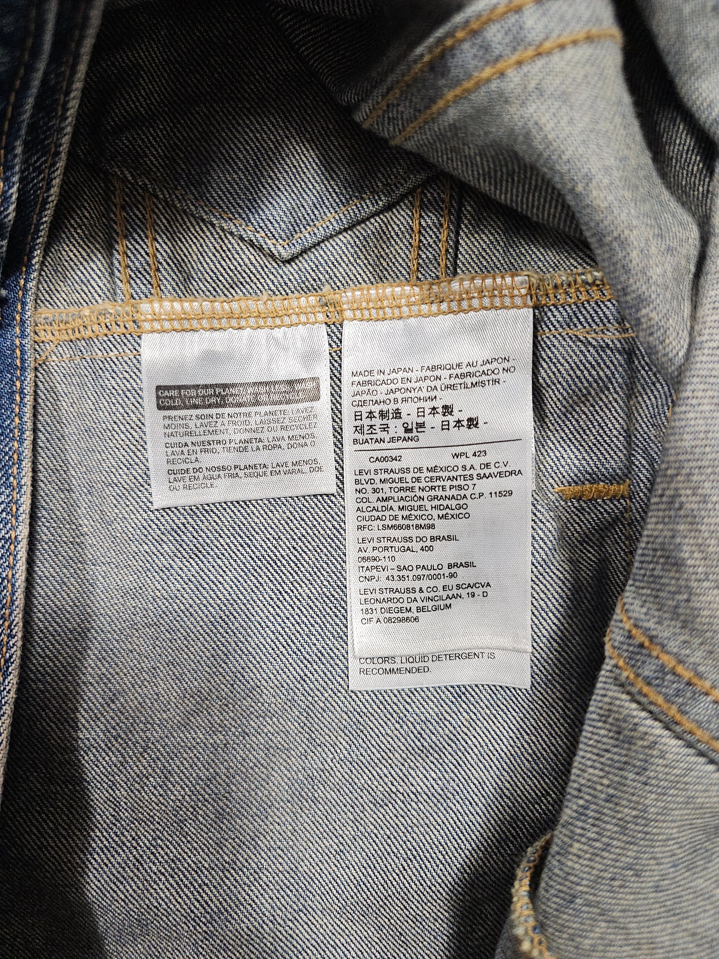 Veste Levi's Made&Crafted Trucker Type 3 - Made in Japan Big E (M)