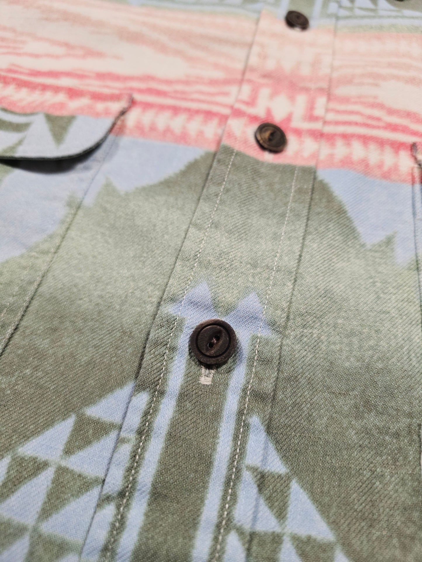 Chemise Ralph Lauren Navajo Aztec Flanelle (L)