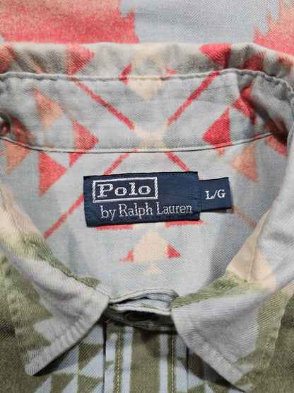 Chemise Ralph Lauren Navajo Aztec Flanelle (L)