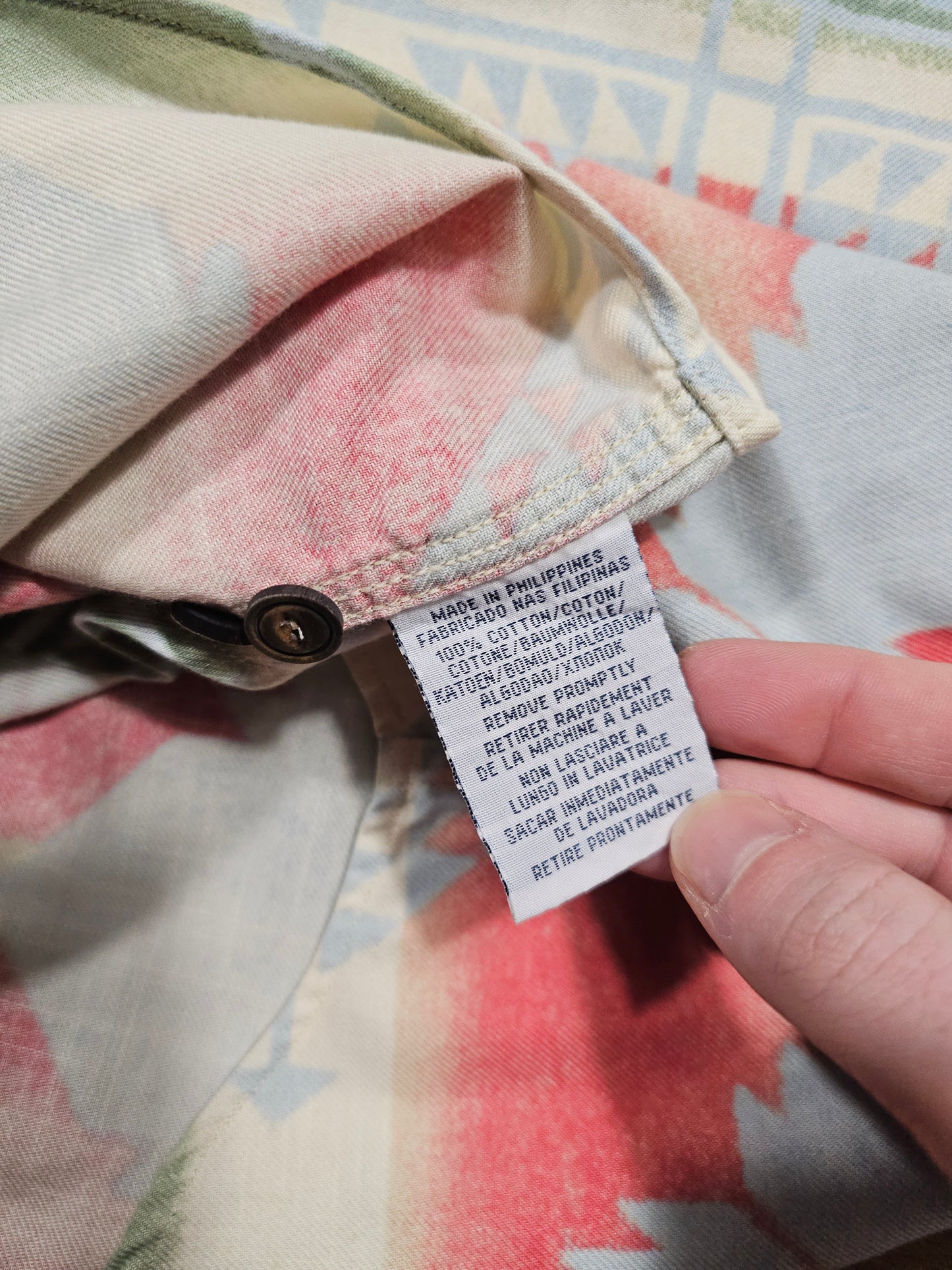 Chemise Ralph Lauren Navajo Aztec Flanelle (L)
