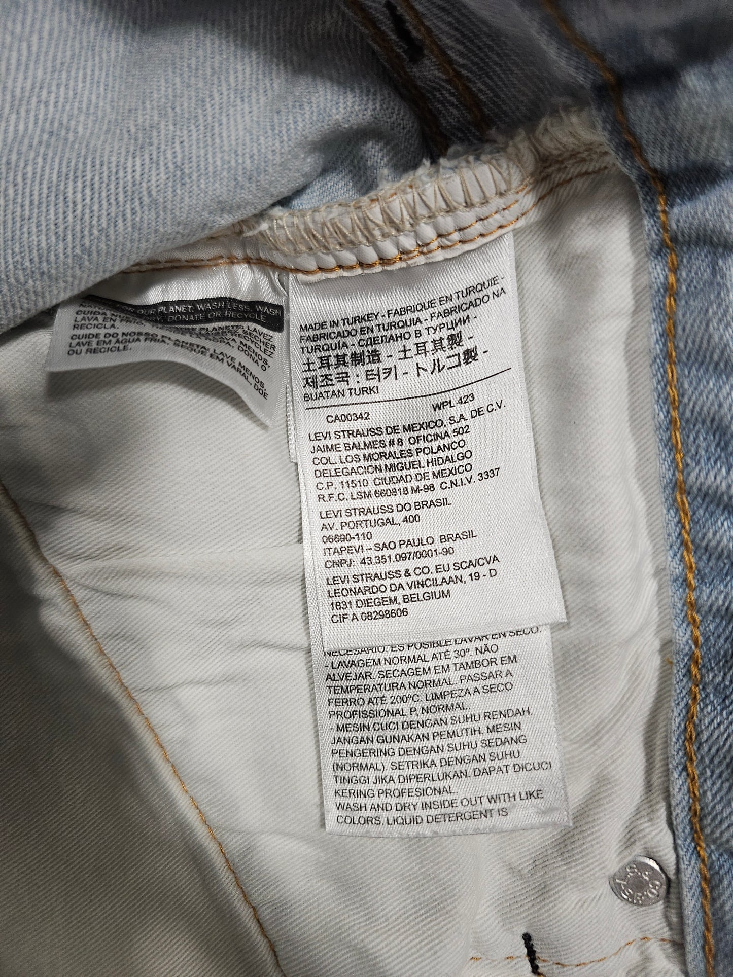 Jean LVC Levi's Vintage Clothing 505 1967 Customized - Selvedge Big E (W30)