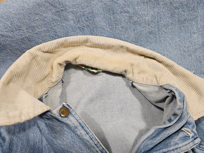 Vintage 80's L.L Bean Denim Chore Jacket - Made in USA (L)
