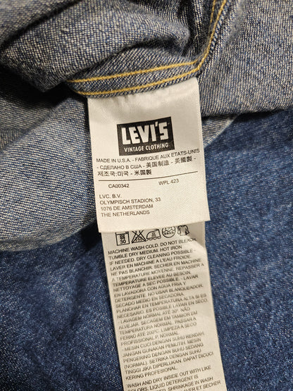 LVC Levi's Vintage Clothing 1955 Sawtooth Denim Shirt - Made in USA (M)