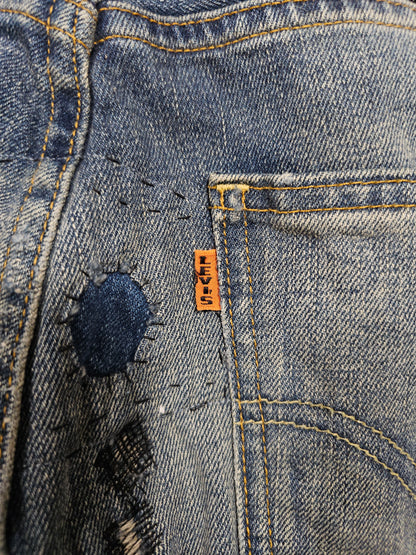 Jean LVC Levi's Vintage Clothing 646 60s Flare - Big E Orange Tab (W26L34)