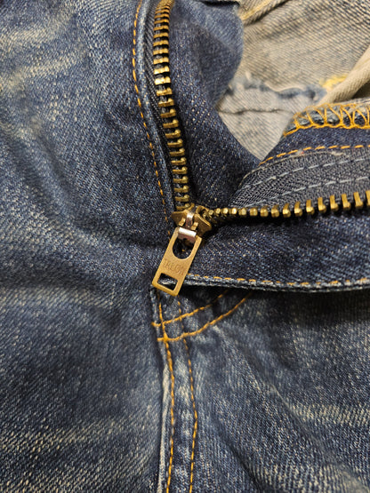 Jean LVC Levi's Vintage Clothing 646 60s Flare - Big E Orange Tab (W26L34)