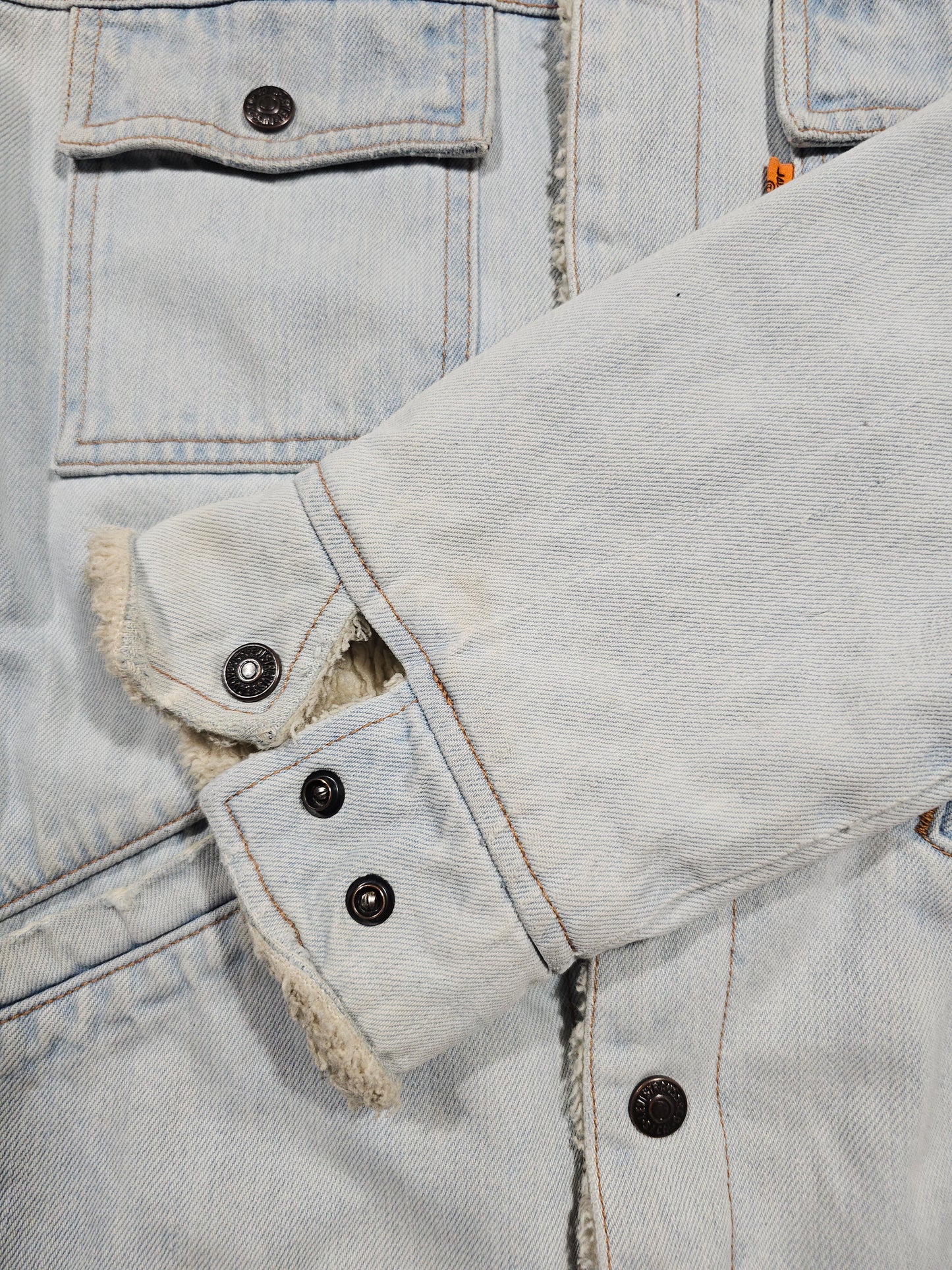 Veste LVC Levi's Vintage Clothing Sherpa Trucker Jacket - Made in USA (M)