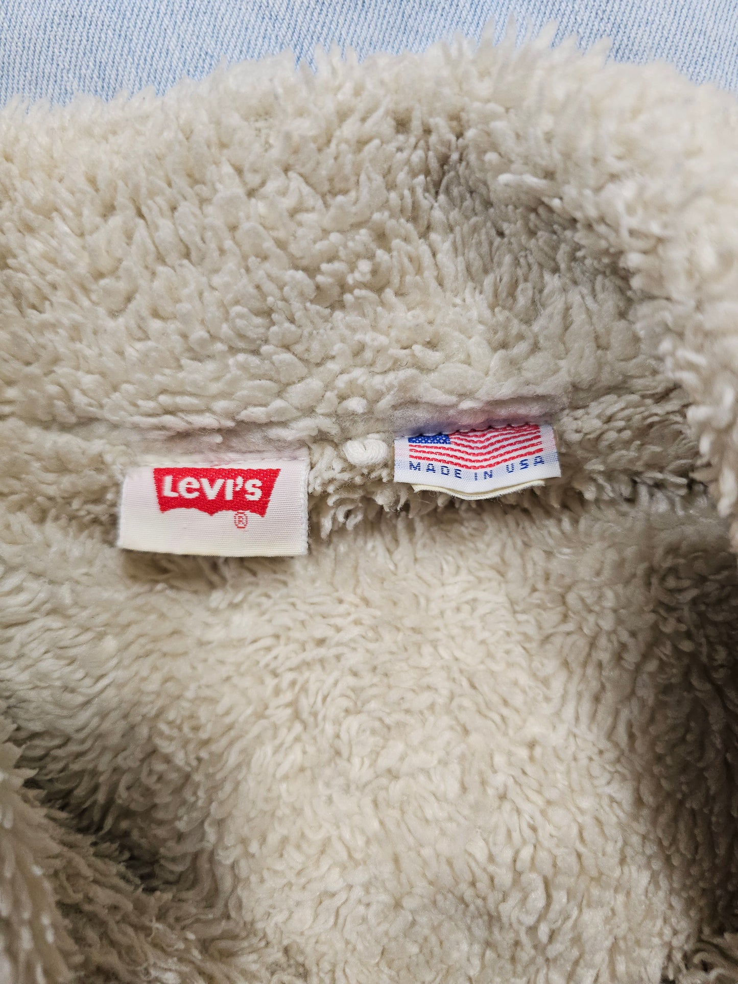 Veste LVC Levi's Vintage Clothing Sherpa Trucker Jacket - Made in USA (M)