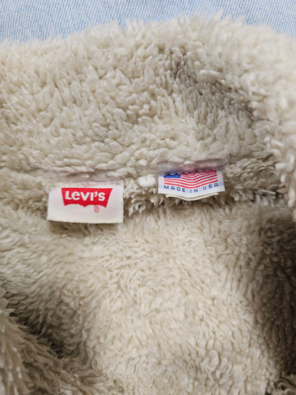 Veste LVC Levi's Vintage Clothing Sherpa Trucker Jacket - Made in USA (M)