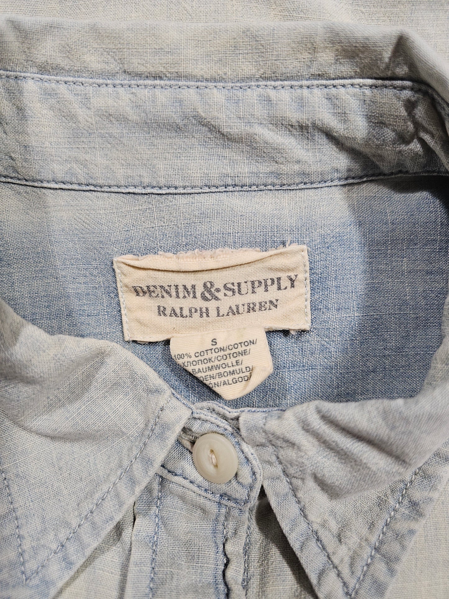 Polo Ralph Lauren Chambray Shirt (S)